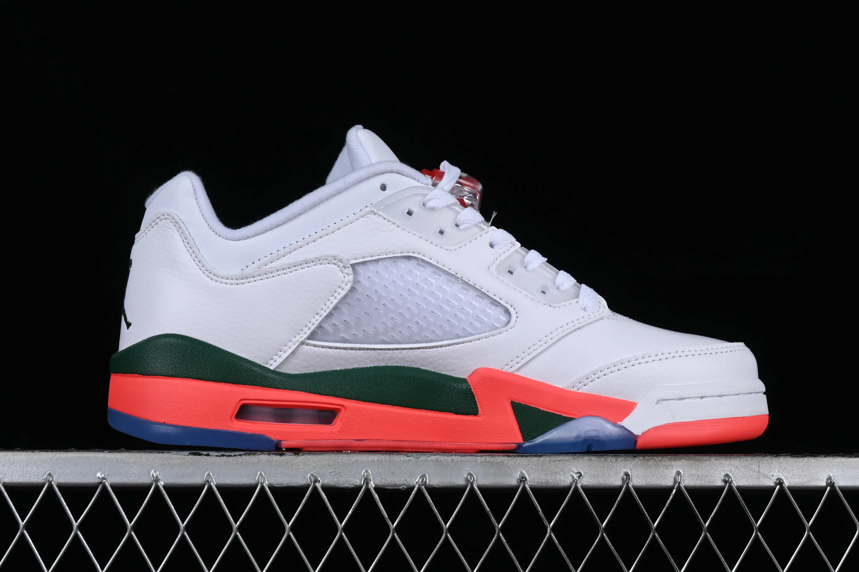 All categories Air Jordan Jordan series basketball shoes Air Jordan 5 Z version Air Jordan Retro Low AJ5 Joe 5 Knicks white blue orange low-top basketball shoes FQ1316-018